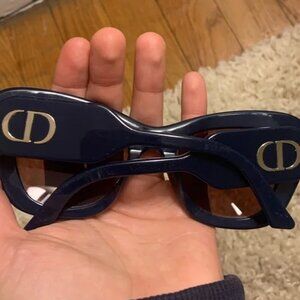 Navy Dior Sunglasses